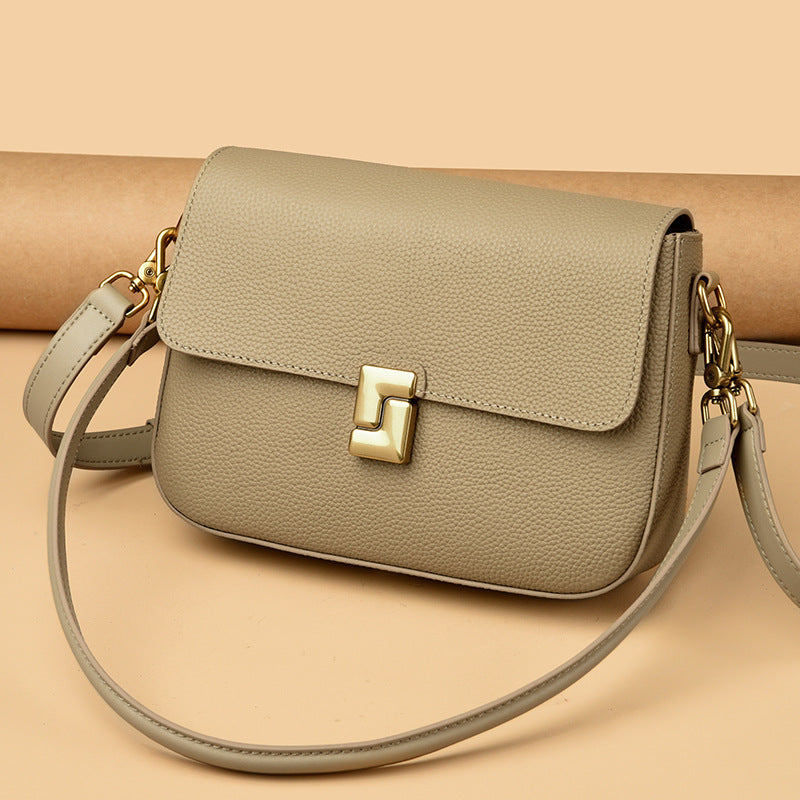 Women's Leather Messenger Retro Shoulder Bag