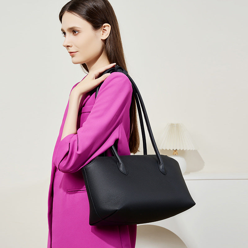 One-shoulder Commuter New High-grade Leather Bag
