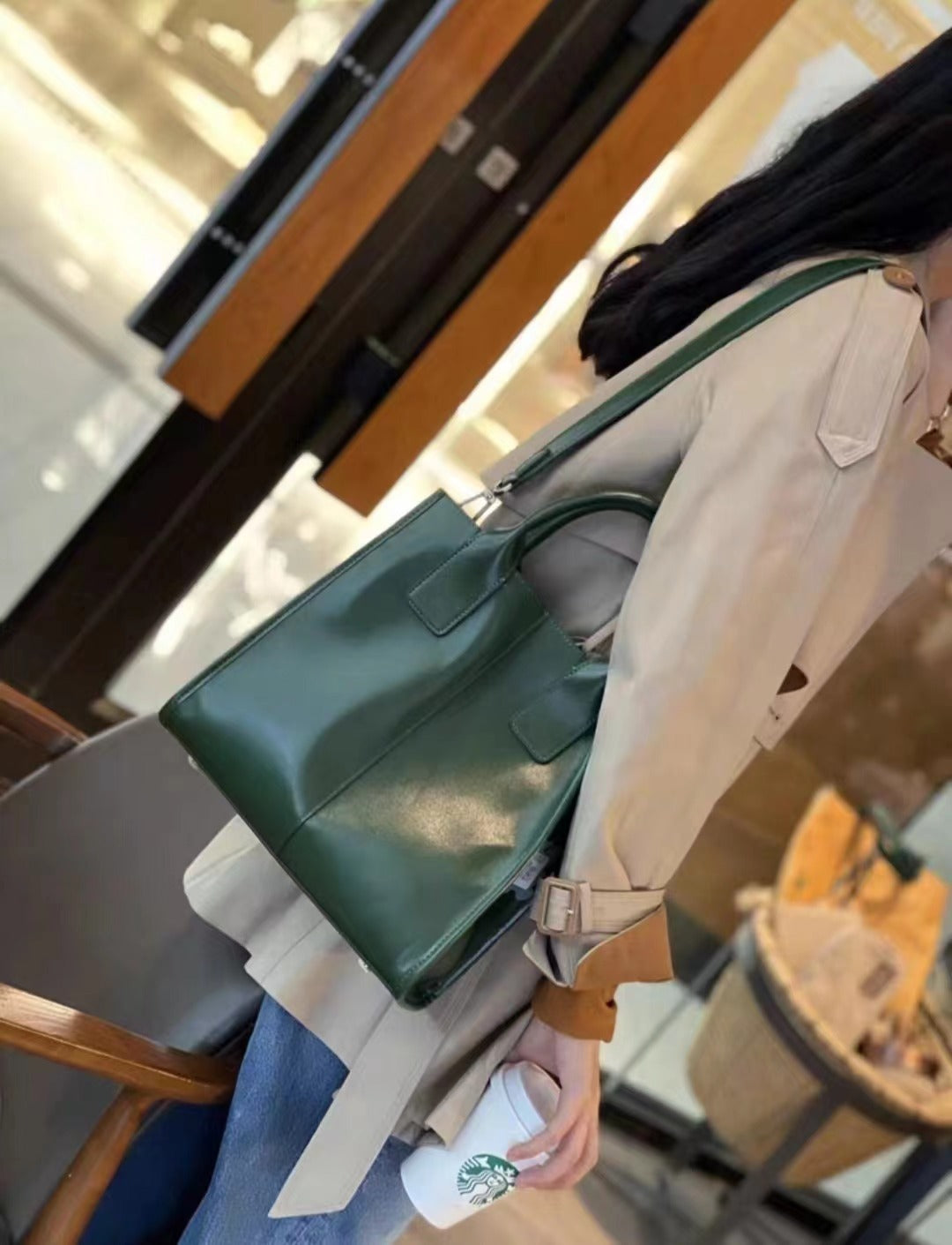 Sac à main en cuir tanné végétal