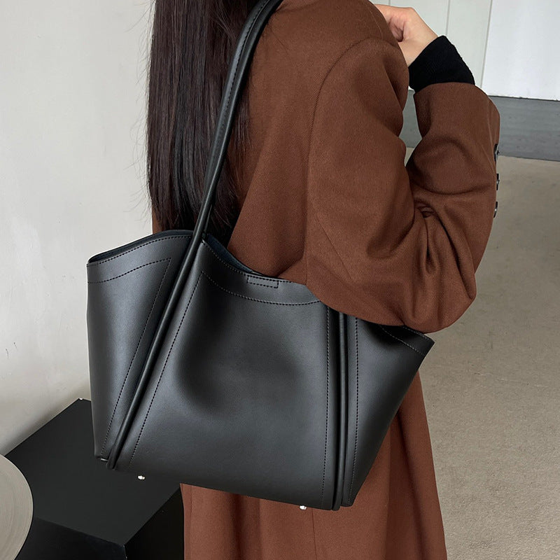 Shoulder Cowhide large capacity Bag