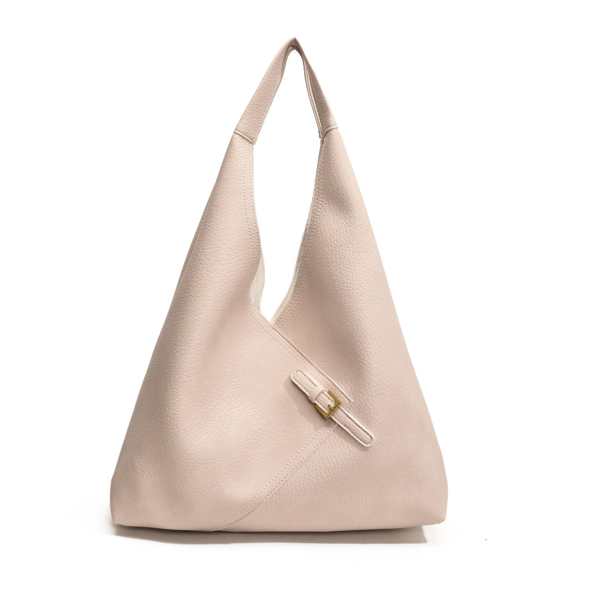 Soft Leather Shoulder Bag - Simple and Large Capacity