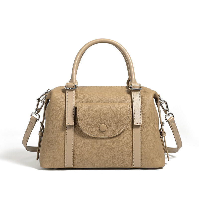 Nouveau sac à main polyvalent en cuir véritable