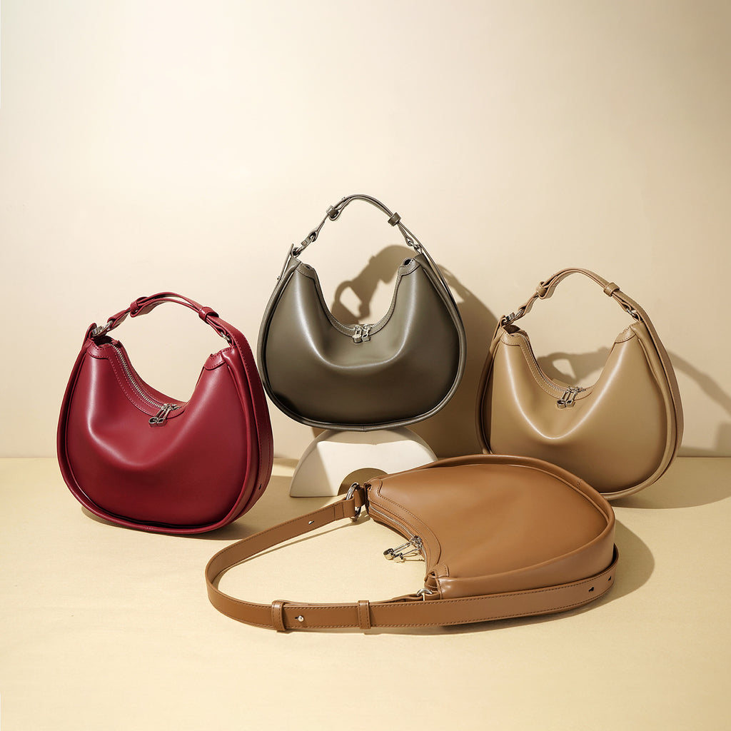 Sac à main en cuir au design spécial
