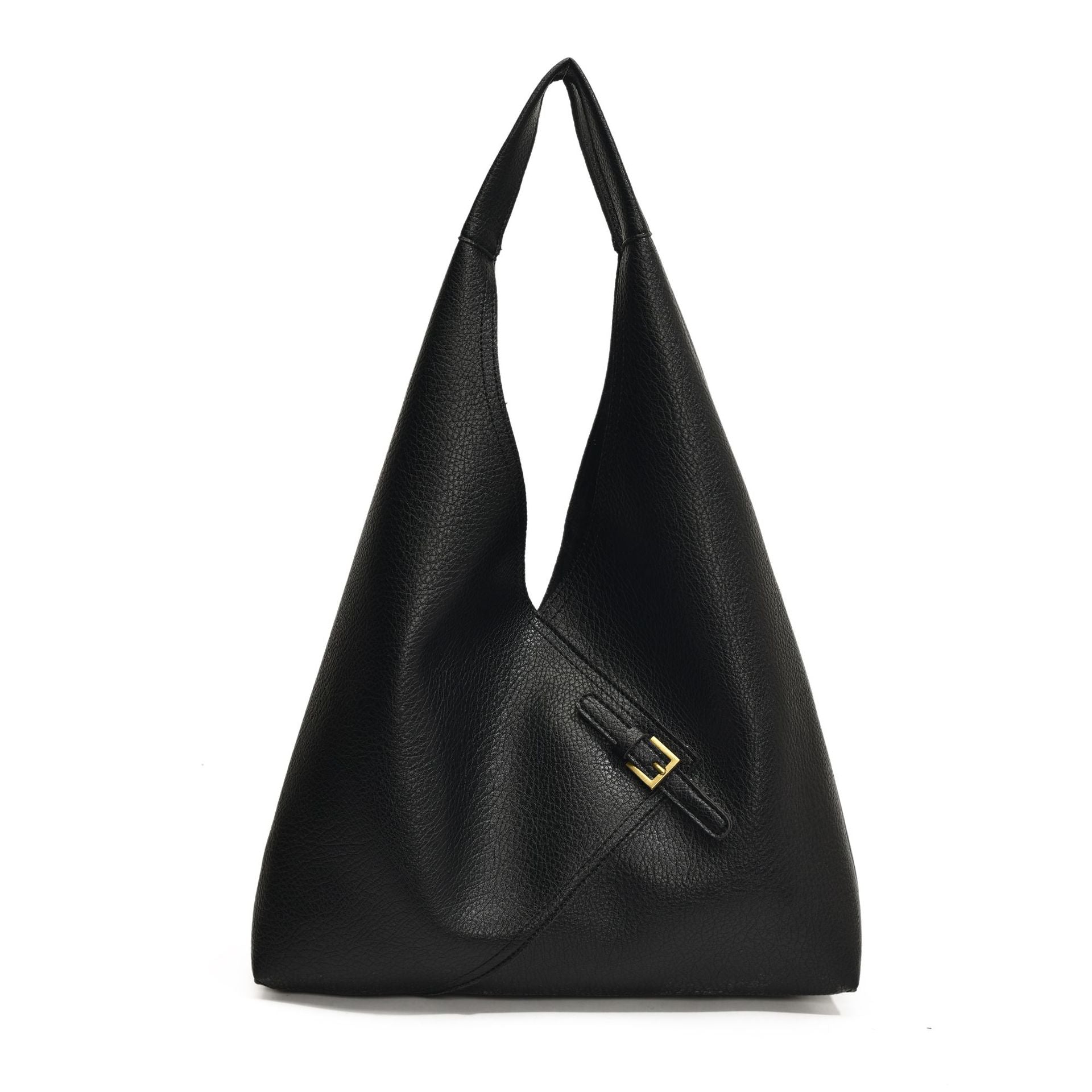 Soft Leather Shoulder Bag - Simple and Large Capacity