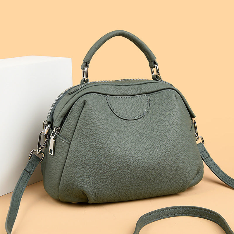 Genuine Leather Large-capacity Crossbody Bag