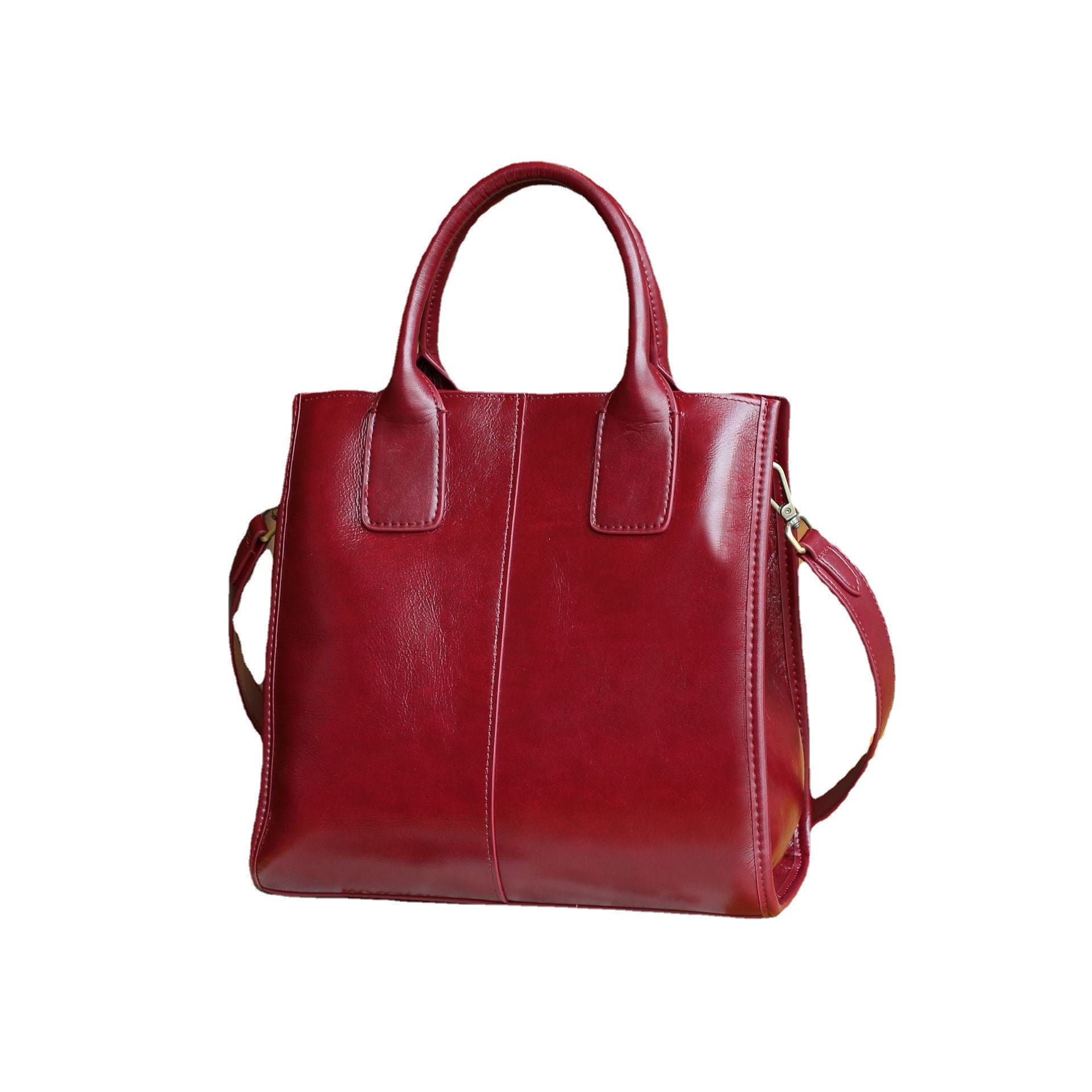 Sac à main en cuir tanné végétal