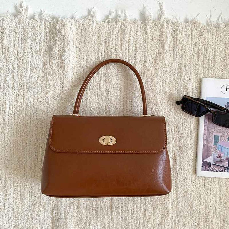 Oil Wax Leather large handbag