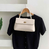 Oil Wax Leather large handbag