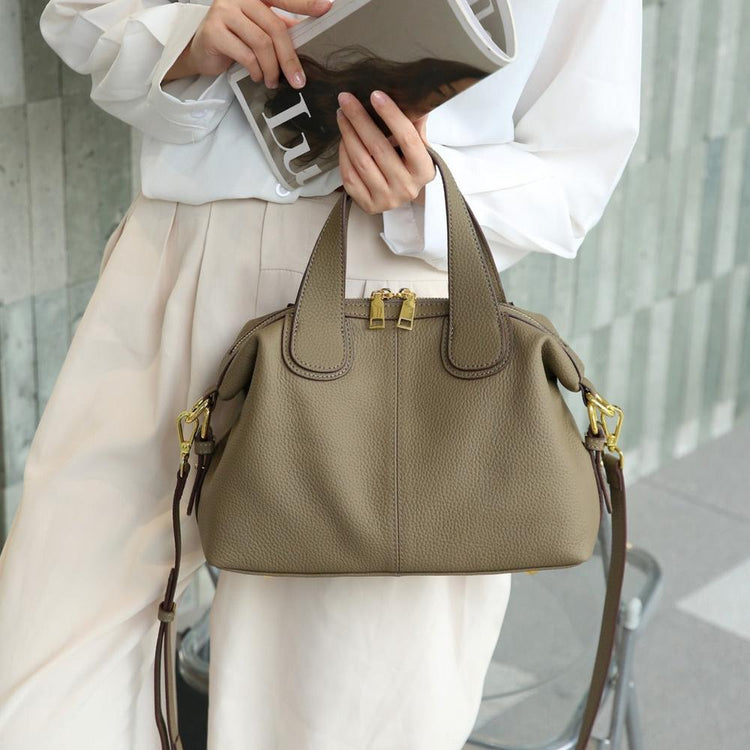 Portable High-Grade Leather Handbags