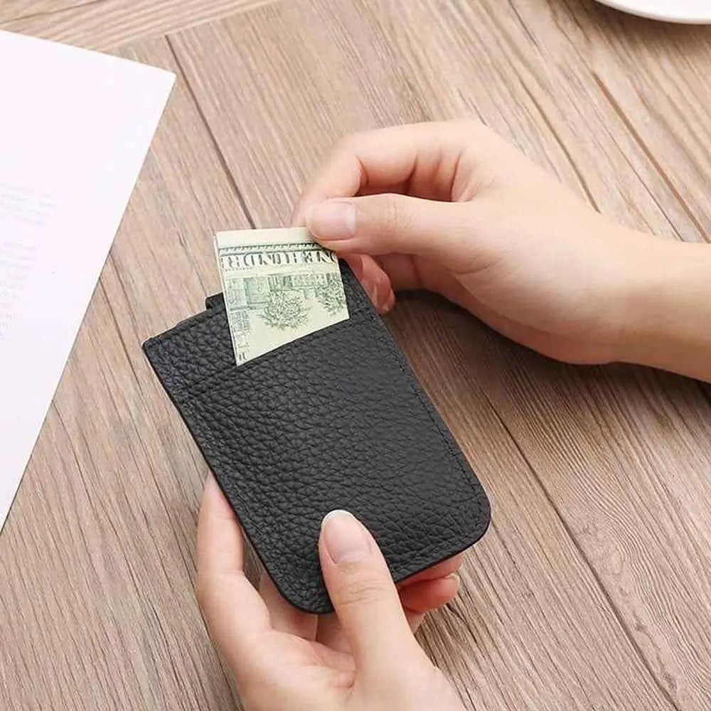 Portable Ultra-thin Change Stacking Pull-out Card Holder