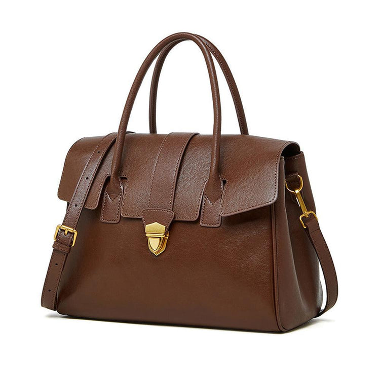 Premium First-Layer Cowhide Shoulder Bag