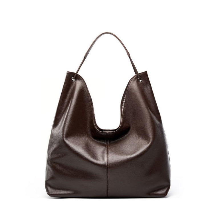 Premium Vegetable-Tanned Leather Tote Bag