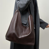Premium Vegetable-Tanned Leather Tote Bag