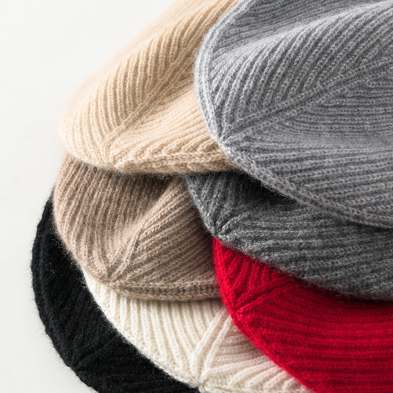 Pure Cashmere Knitted Wool Hat