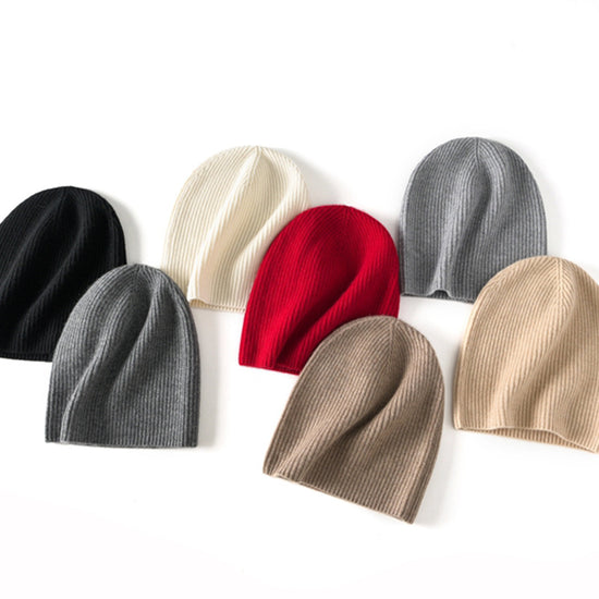 Pure Cashmere Knitted Wool Hat