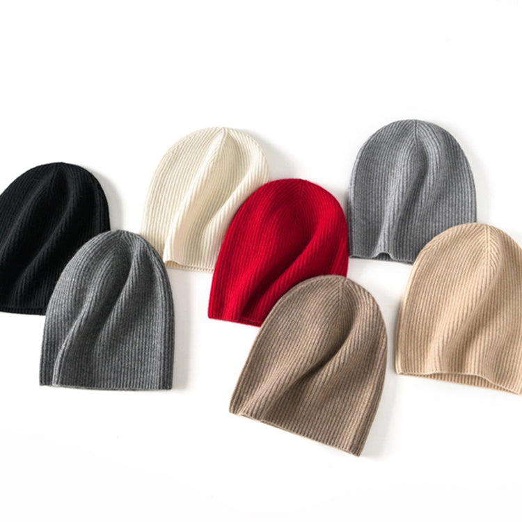 Pure Cashmere Knitted Wool Hat