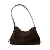 Refined Gloss-Touch Shoulder Bag