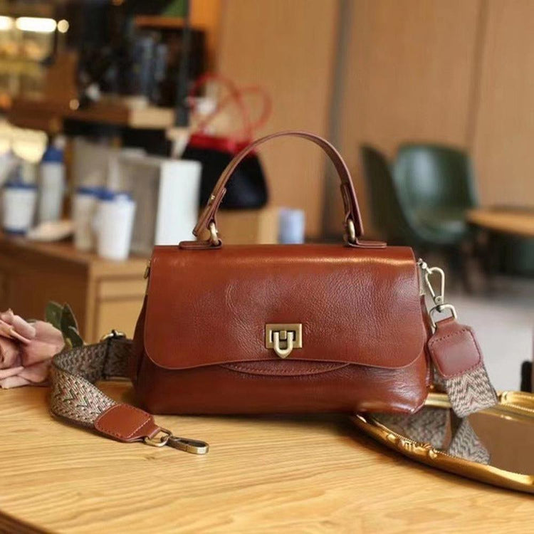 Retro Fashion Leather Handbag