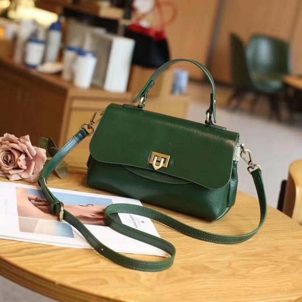 Retro Fashion Leather Handbag