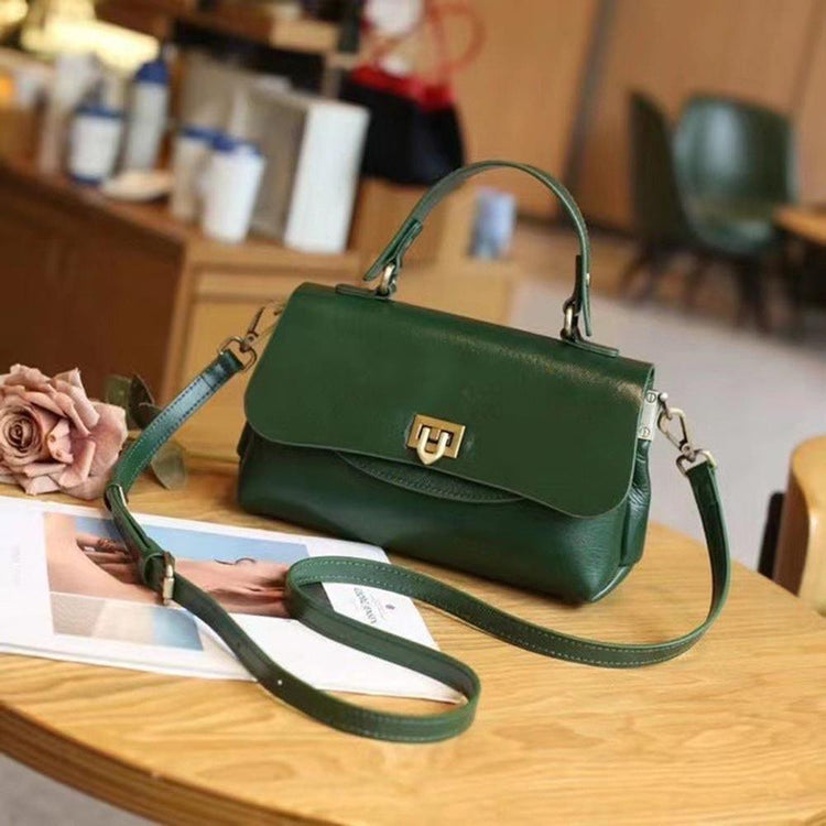 Retro Fashion Leather Handbag