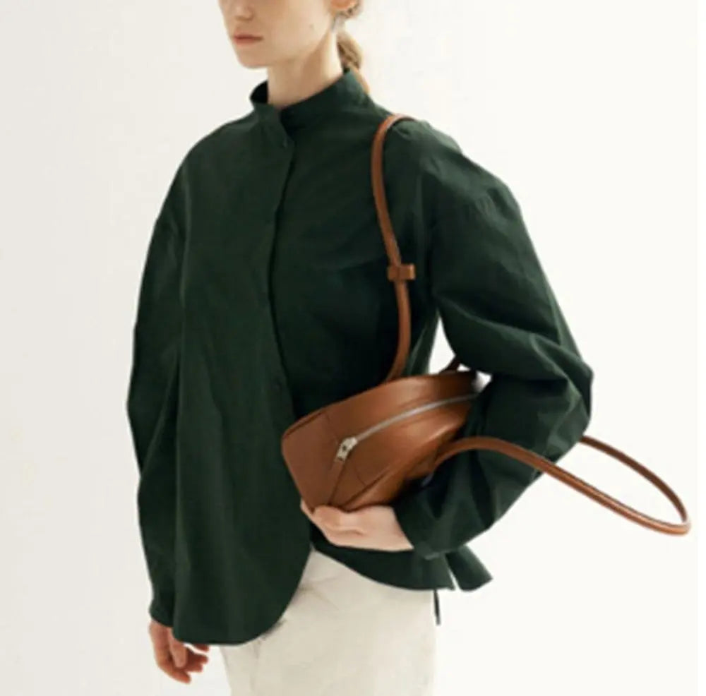 Semi-circular Shoulder Bag