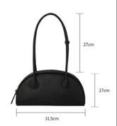 Semi-circular Shoulder Bag