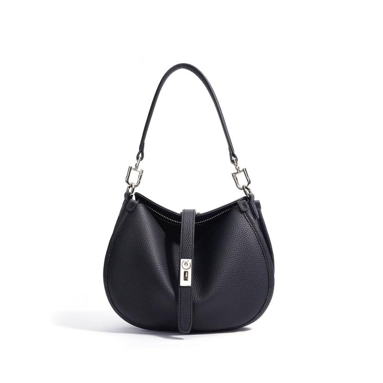 Simple Commute Genuine Leather Shoulder Bag