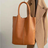 Simple Soft Leather tote bag