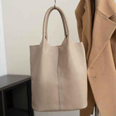 Simple Soft Leather tote bag