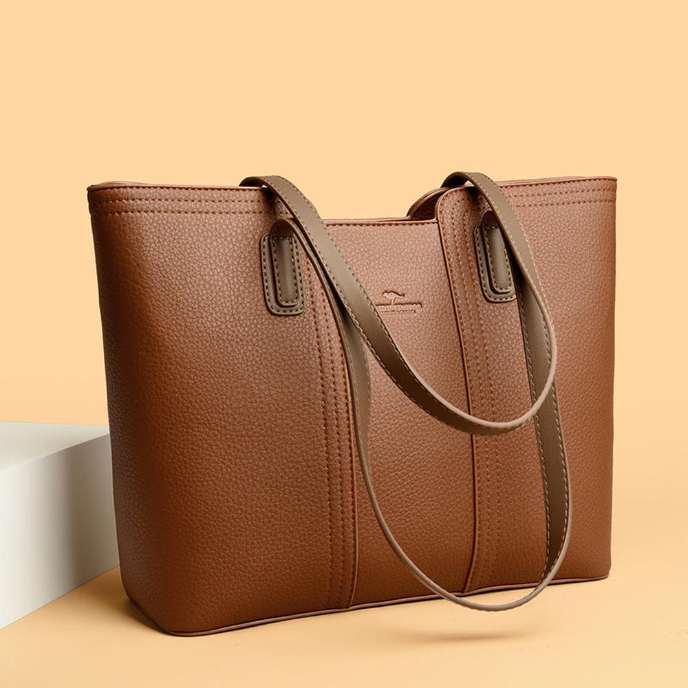 Simple large Capacity Leather Tote