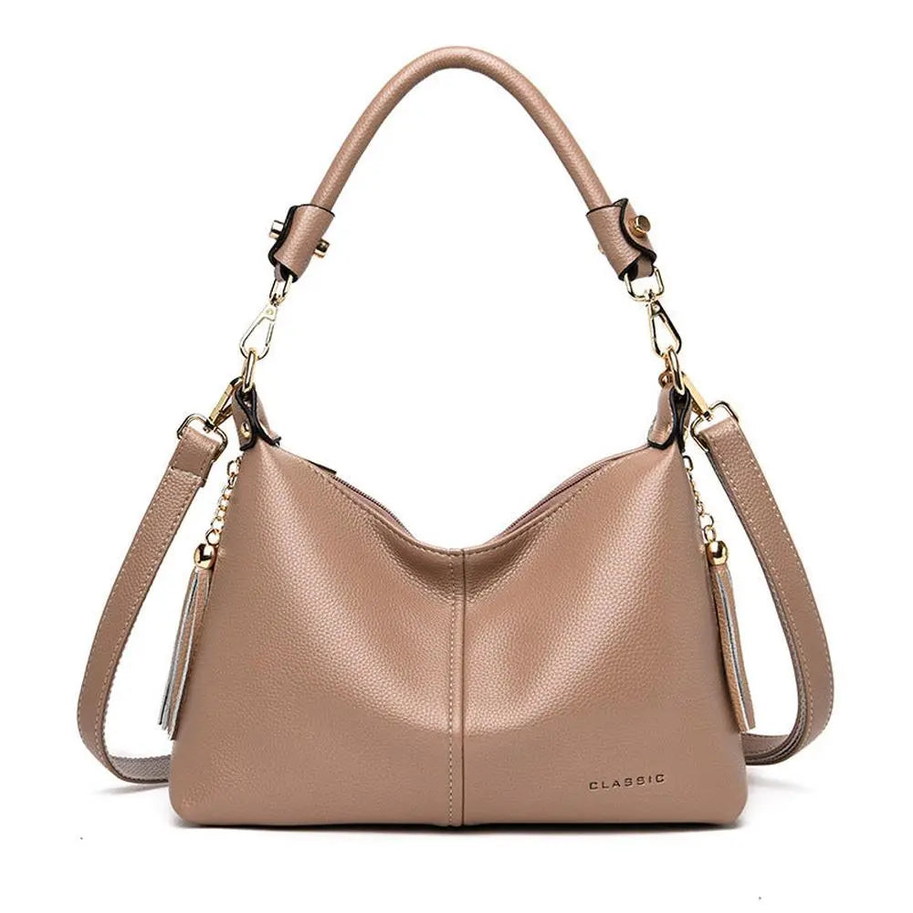 Soft Leather All-match Trendy Shoulder Bag