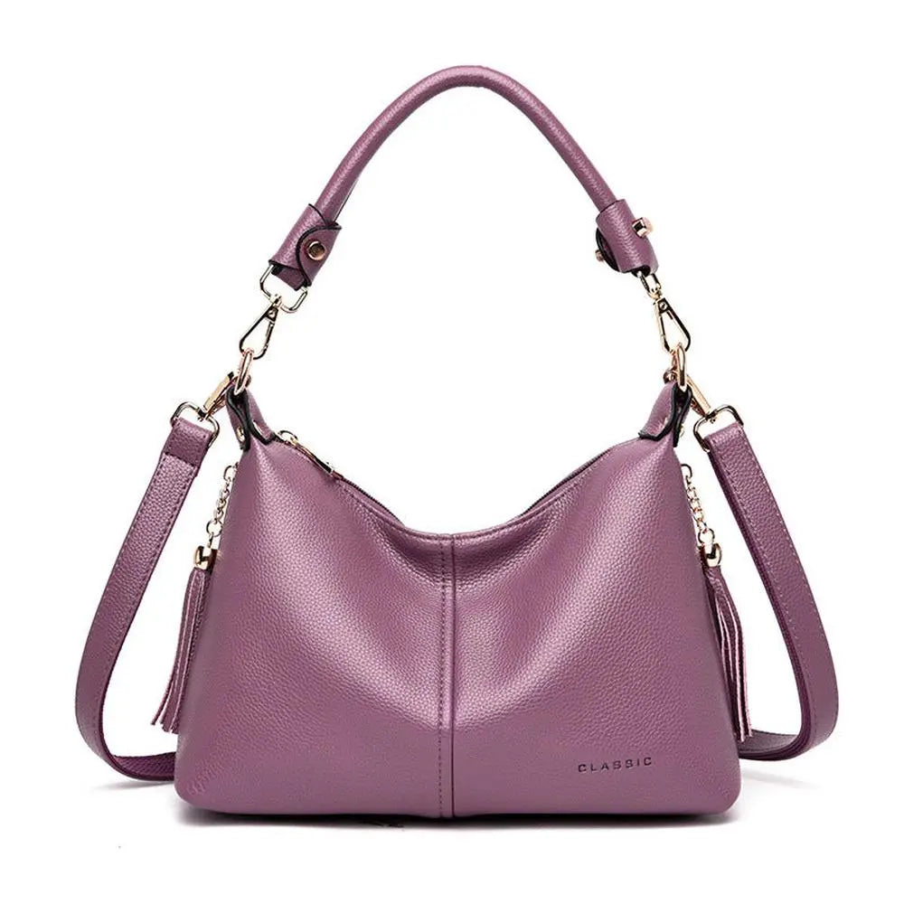Soft Leather All-match Trendy Shoulder Bag