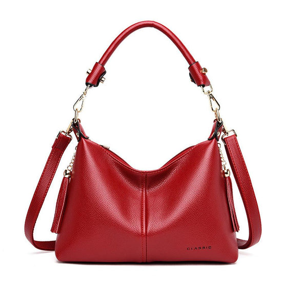 Soft Leather All-match Trendy Shoulder Bag