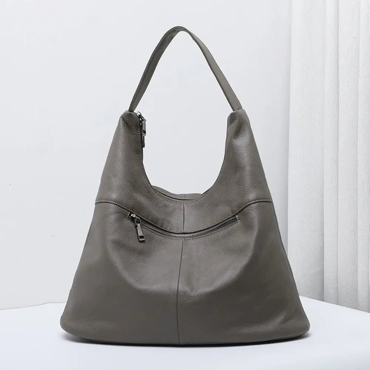 Soft Leather Bucket Bag