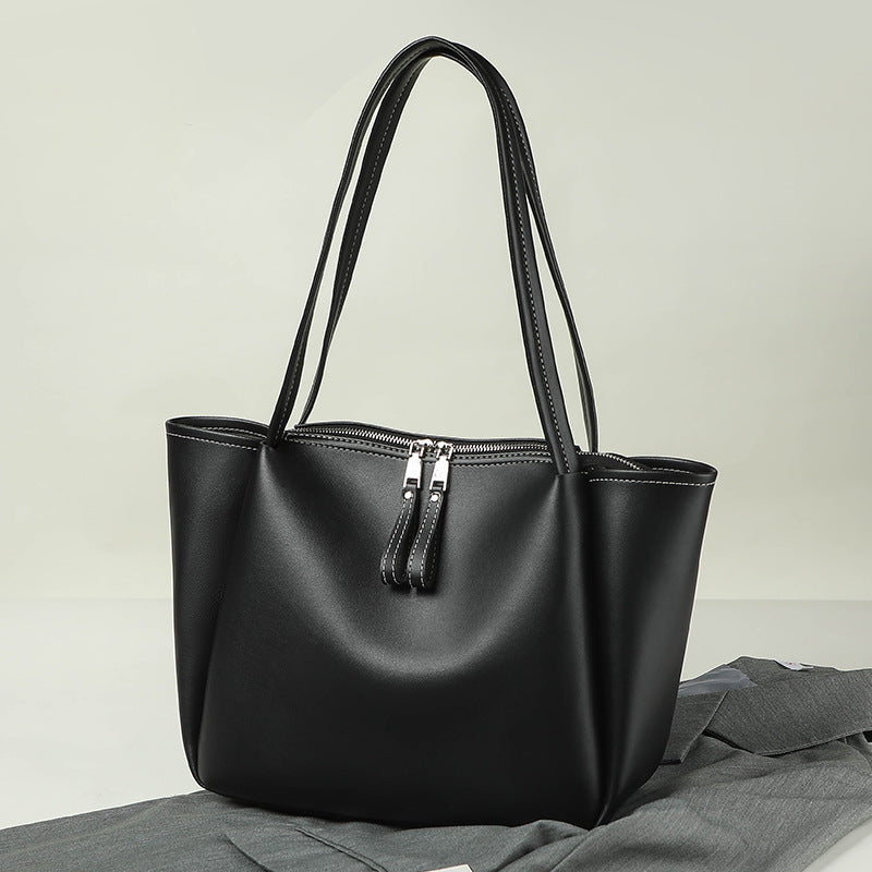 Soft-leather tote Bag