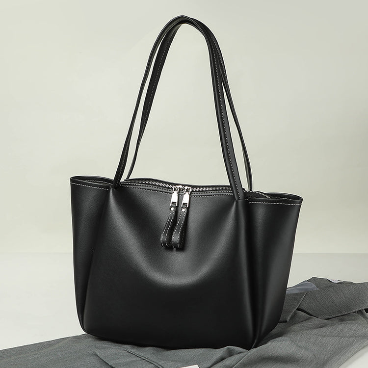 Soft-leather tote Bag