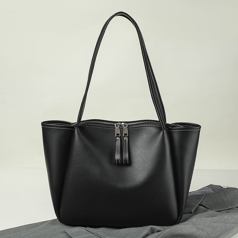 Soft-leather tote Bag