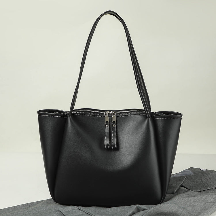 Soft-leather tote Bag