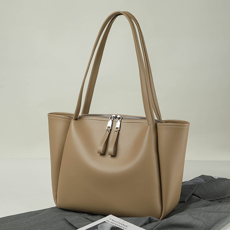 Soft-leather tote Bag