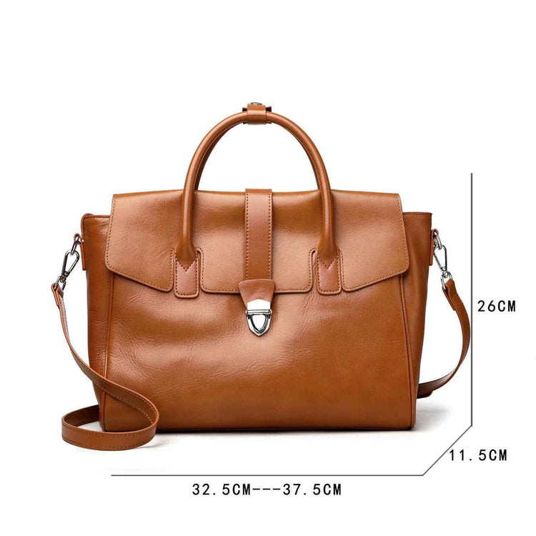 Spacious Retro Handbag – Perfect Companion for Work or Travel