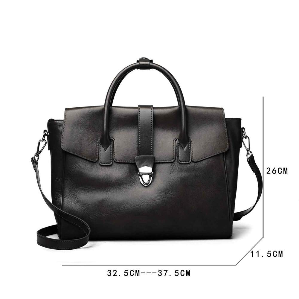 Spacious Retro Handbag – Perfect Companion for Work or Travel