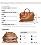 Spacious Retro Handbag – Perfect Companion for Work or Travel
