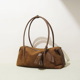 Suede Shoulder Bag