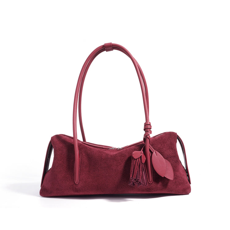 Suede Shoulder Bag