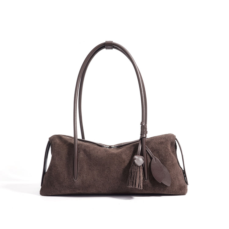 Suede Shoulder Bag