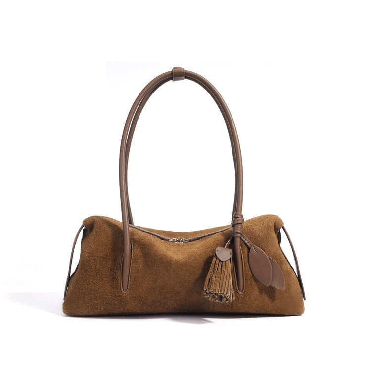 Suede Shoulder Bag