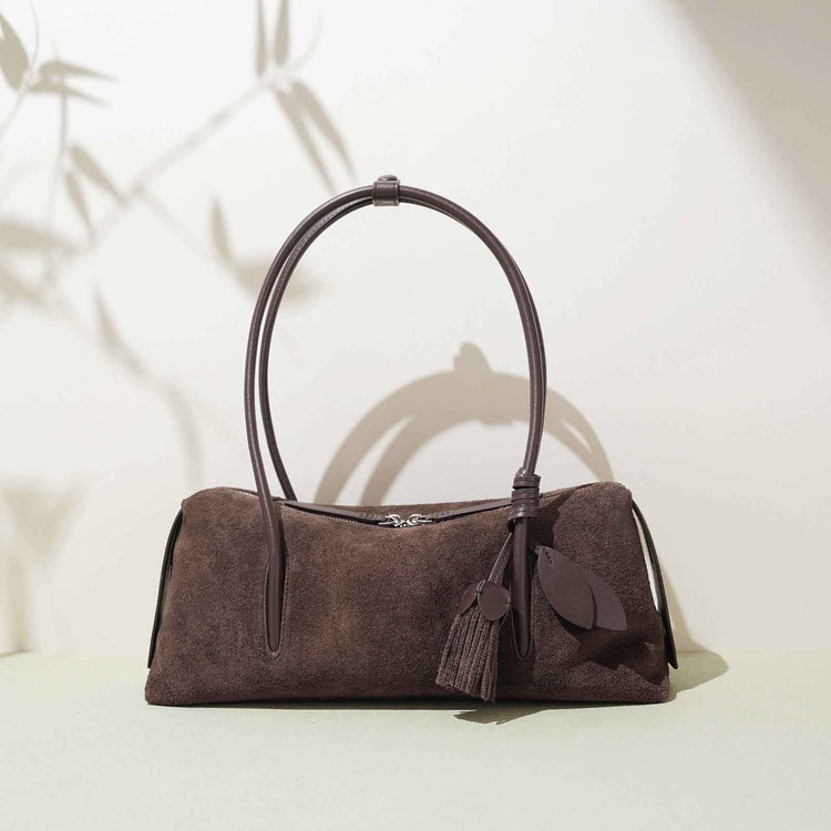 Suede Shoulder Bag
