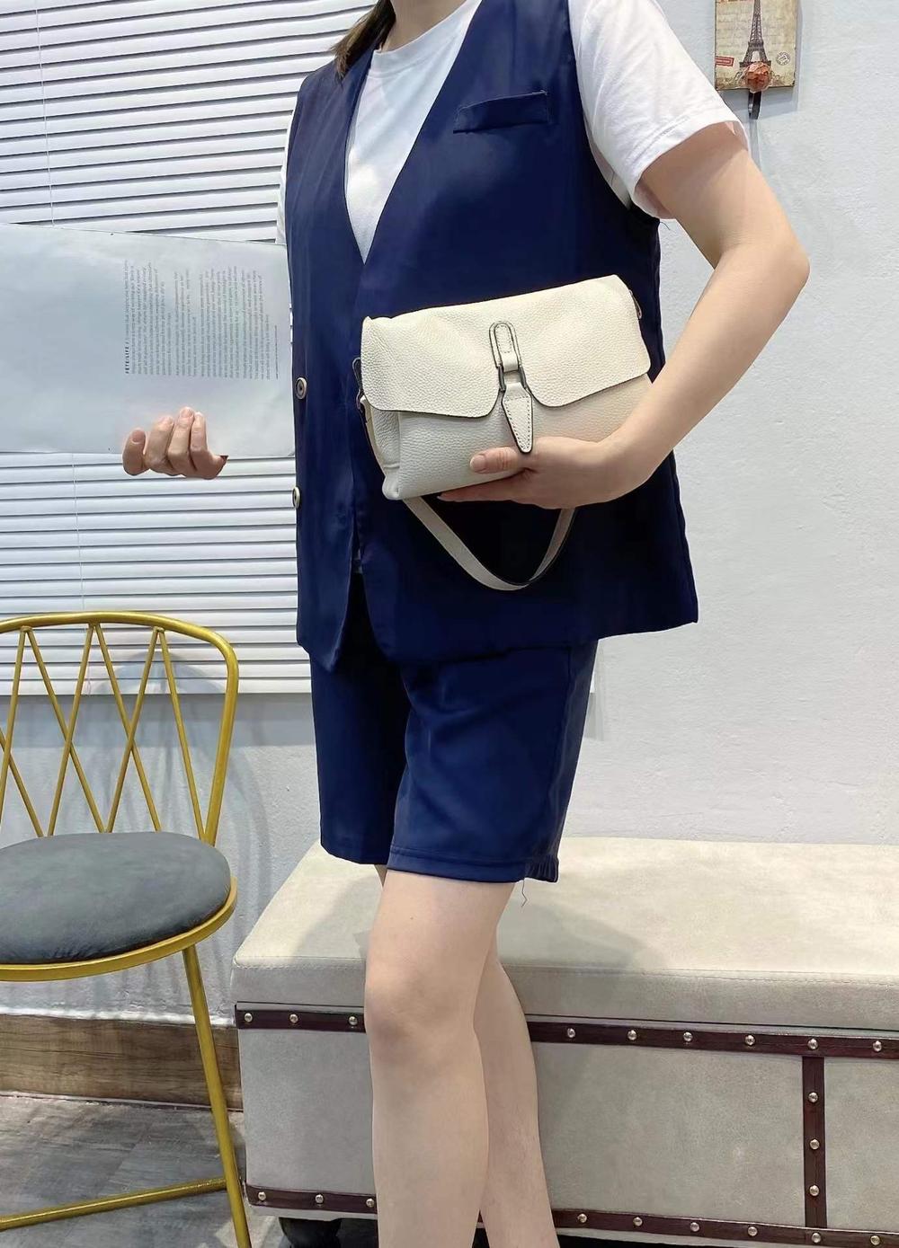 Top Grain Leather Casual Shoulder Crossbody Bag
