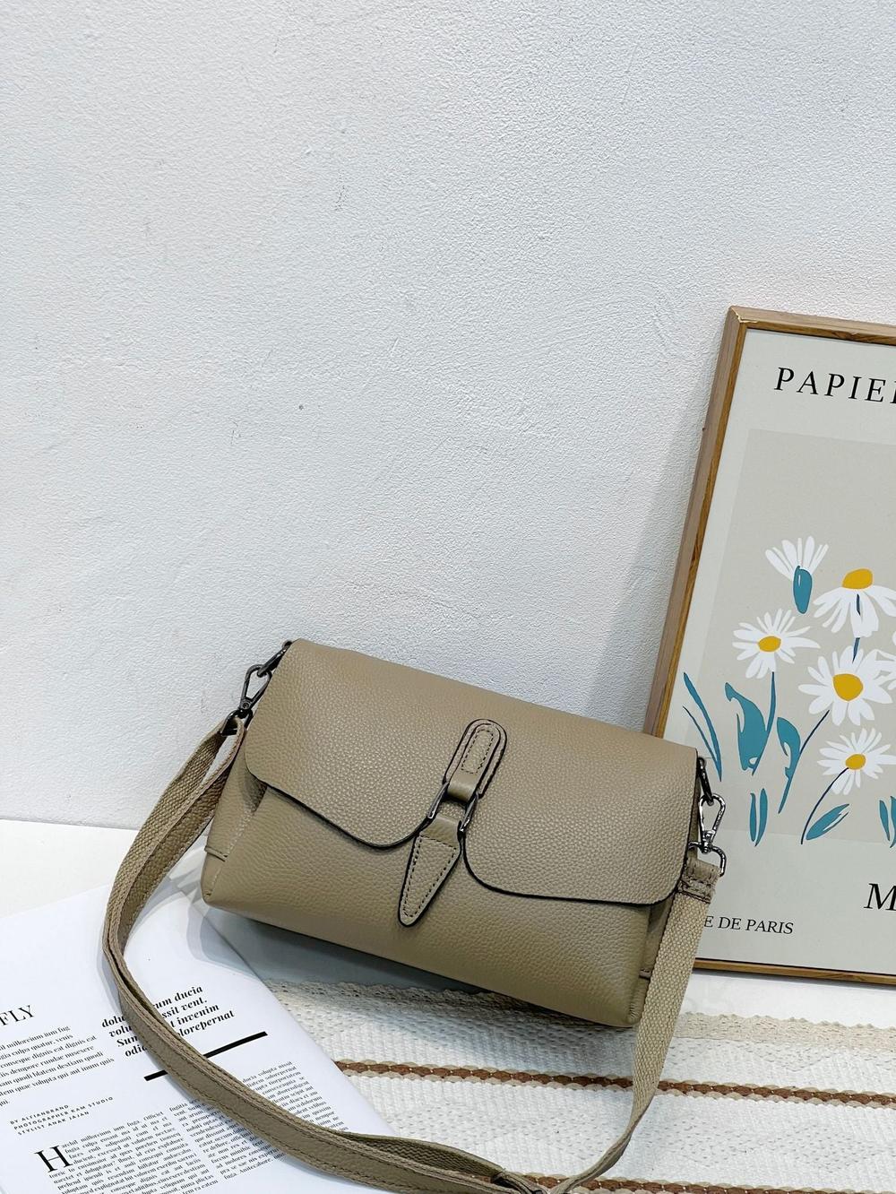 Top Grain Leather Casual Shoulder Crossbody Bag