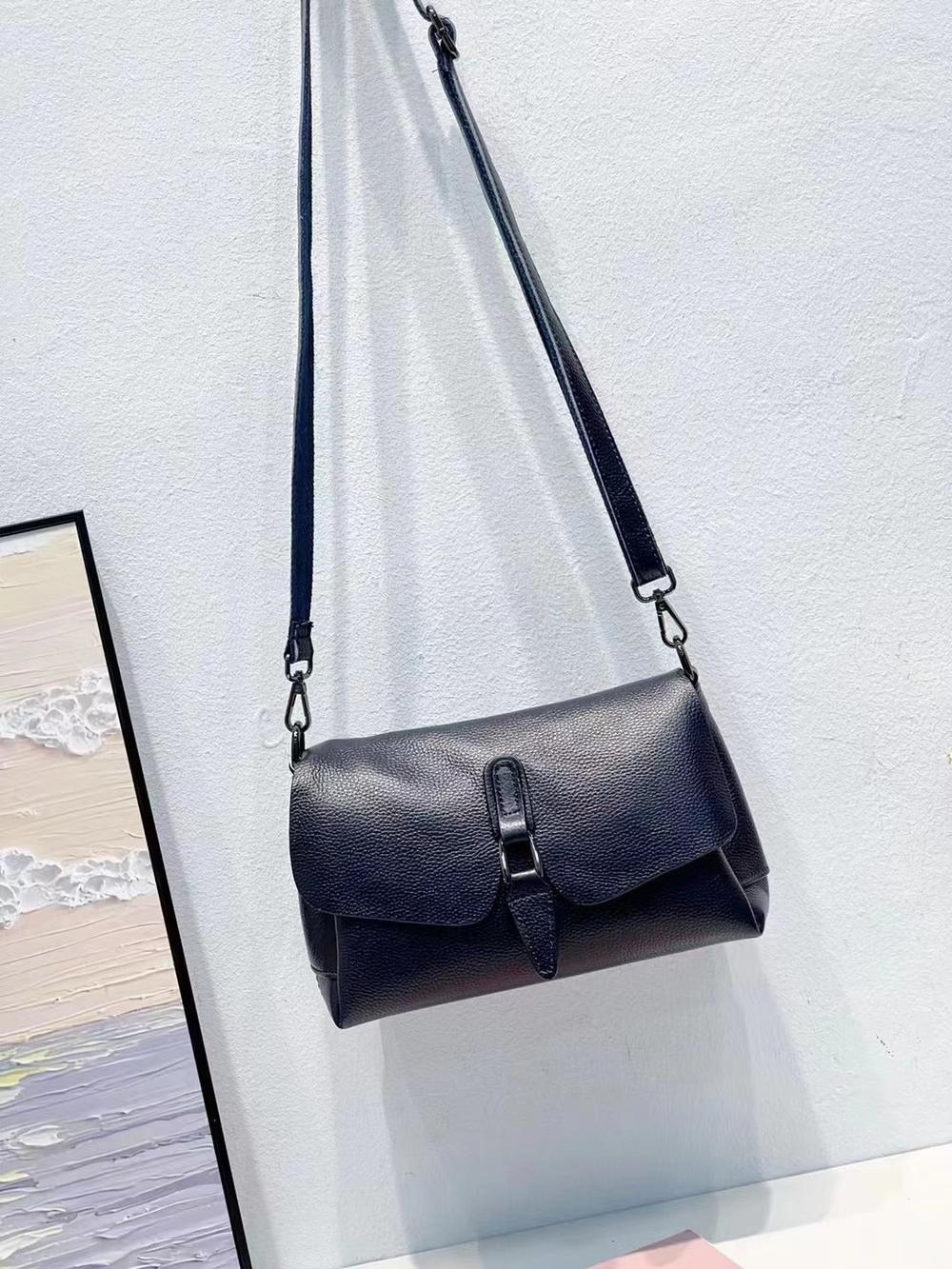 Top Grain Leather Casual Shoulder Crossbody Bag